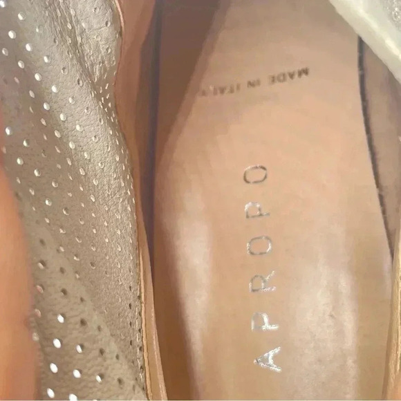 APROPO GOLD ANKLE BOOTS BOOTIES SIZE 41 BLOCK HEELS - Picture 12 of 12